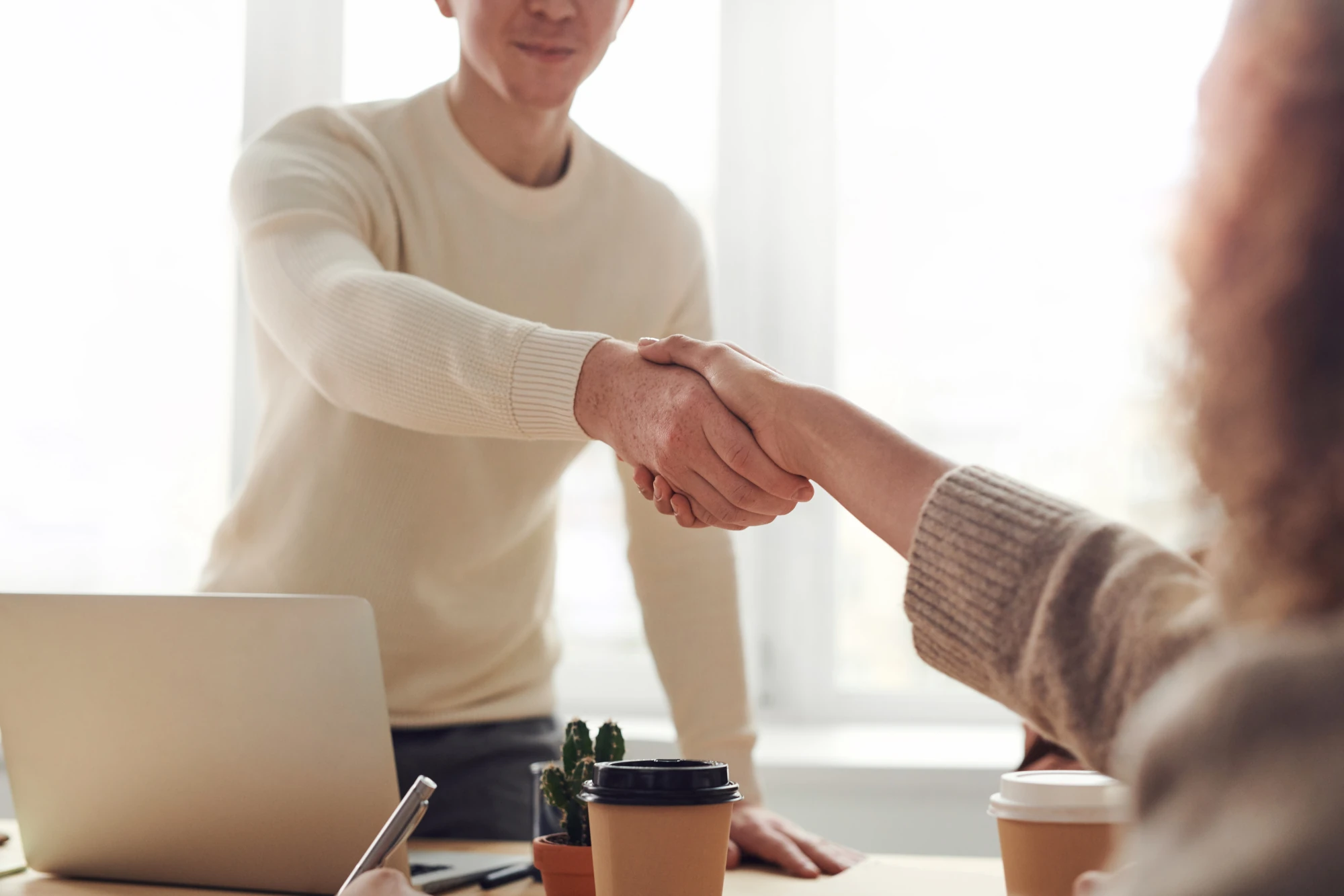 Hands joined together in unity