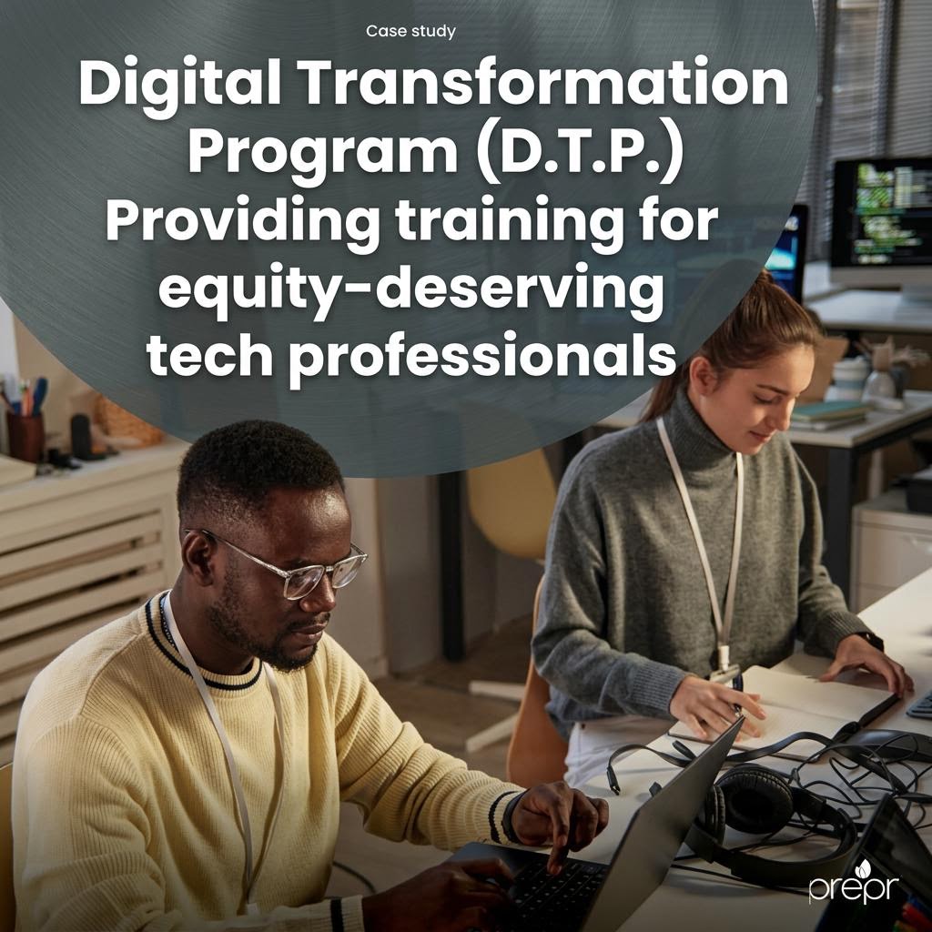 Providing training for equity-deserving tech professionals