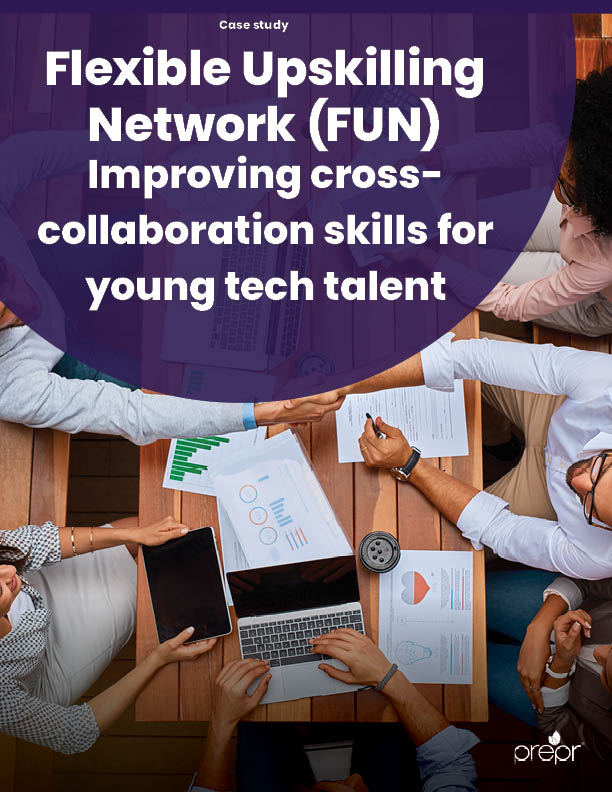 Improving cross-collaboration skills for young tech talent