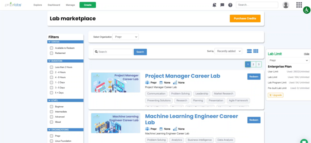 Lab Marketplace